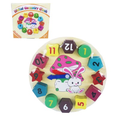 Holz-Lernuhr für Kinder mit...