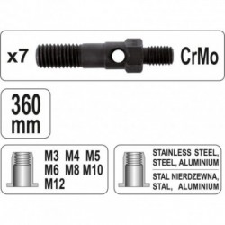 Kniediklis srieginėms kniedėms M3-M12