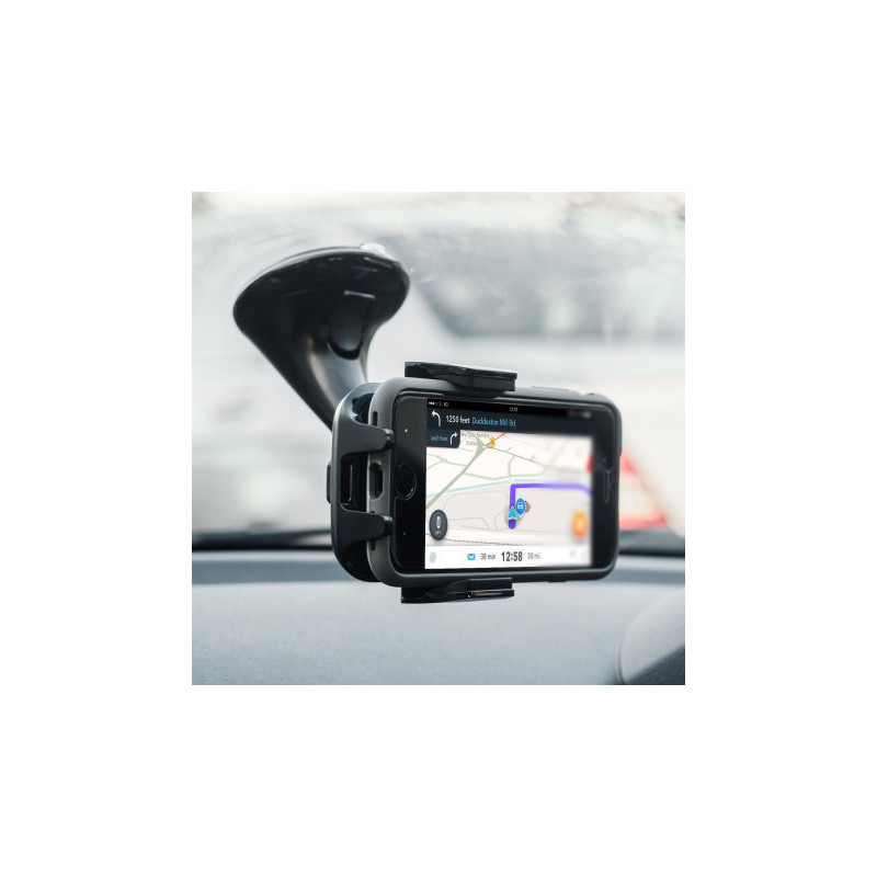 Universalus automobilinis telefono laikiklis