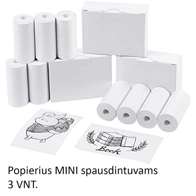 Papier für MINI-Drucker, 5 Stück.