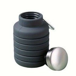 Silikon-Trinkflasche, 550 ml – Blau