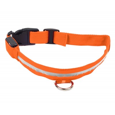 Leuchtendes LED-Halsband, orange