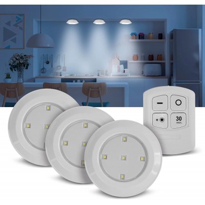 3 LED-Lampen mit Fernbedienung