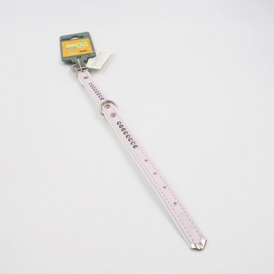 17/20,5 cm. Hunter-Halsband mit Swarovski 70225