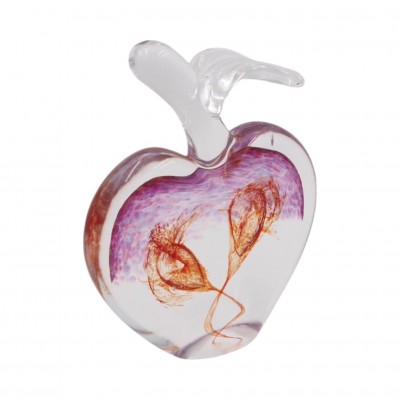 Glasdekoration „Apfel“ – 13 × 5 × 17 cm