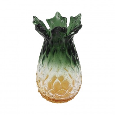 Dekorative Glasvase „Ananas“, 14 × 14 × 24 cm