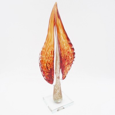 Dekorative Glasskulptur, 13 × 9 × 41 cm