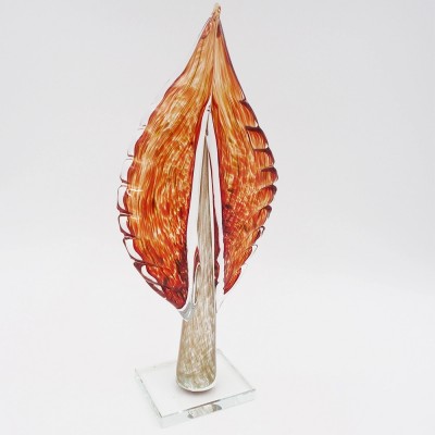 Dekorative Glasskulptur, 12 × 7 × 32,5 cm