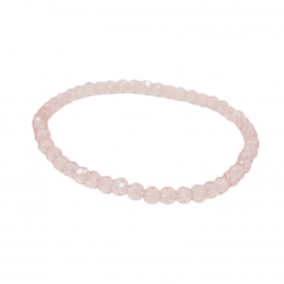 Zartrosa Perlenarmband