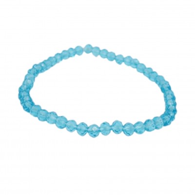 Blaues Perlenarmband