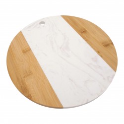 Schneidebrett rund 30 cm.