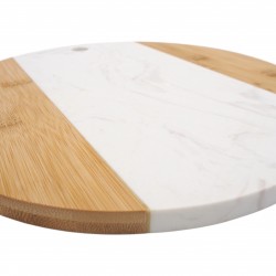 Schneidebrett rund 30 cm.