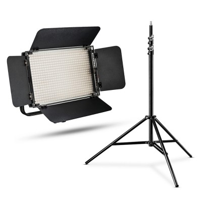 LED-Panel-Lampe mit Stativ 800 Pro Kit