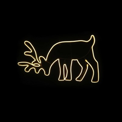 LED-Neon-Hirsch