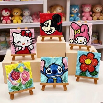 20 x 20 cm Wollgemälde
