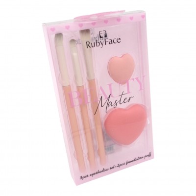 Make-up-Pinsel- und Schwammset