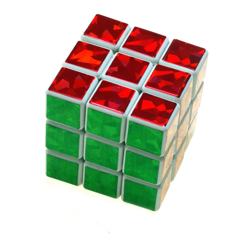 Rubiko kubas 4cm 3x3 blizgantis Rubiko kubas 4cm 3x3 blizgantis