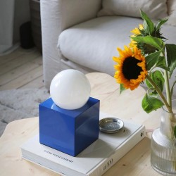 Tischleuchte Bob 14 Blau