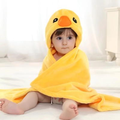 Babydecke mit Kapuze „Entchen“