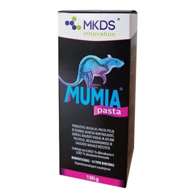 MUMIA Paste zur Bekämpfung von Mäusen und Ratten, 150 g