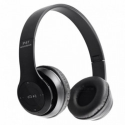 Ausinės bluetooth P47 Juoda