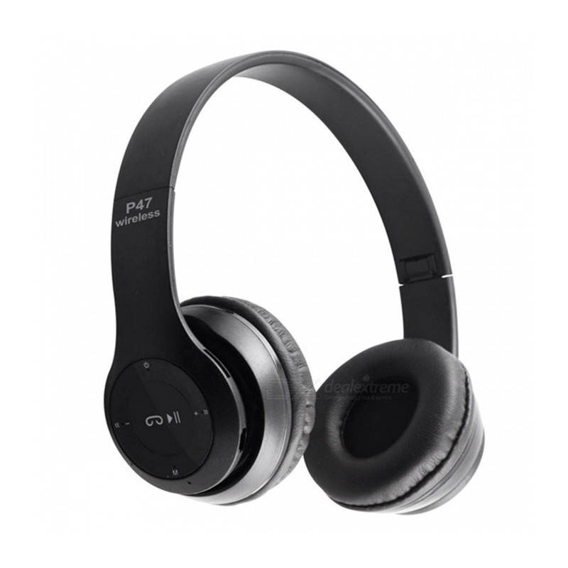 Ausinės bluetooth P47 Juoda