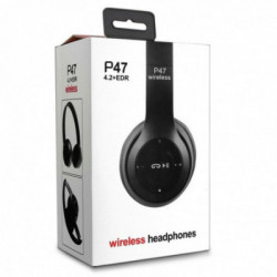 Ausinės bluetooth P47 Juoda
