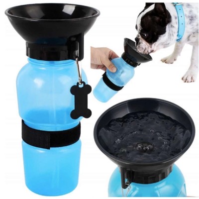 Tragbarer Hunde-Wasserspender mit Napf