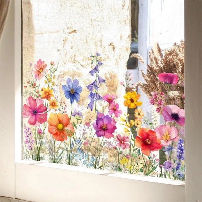 Dekorative Fensteraufkleber „Blumen“