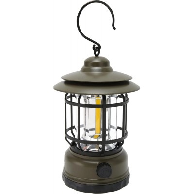 Tragbare LED-Campinglampe mit Aufhängehaken (USB-aufladbar)