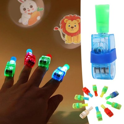 Leuchtende LED-Fingerspielzeuge für Kinder – 10er-Set