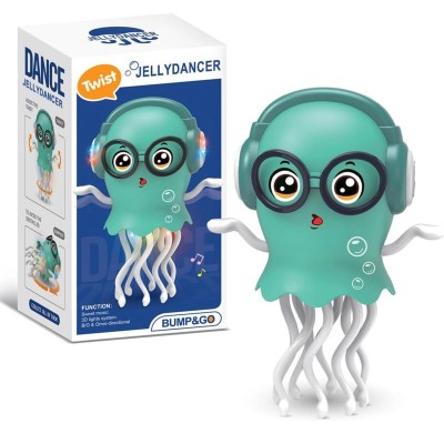 Interaktiver, tanzender Oktopus „JellyDancer“ mit Musik und Lichteffekten