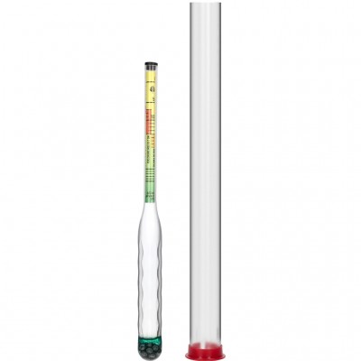 Unzerbrechliches Salzhydrometer mit Reagenzglas