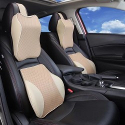 Ergonomisches Autokissen-Set CREME