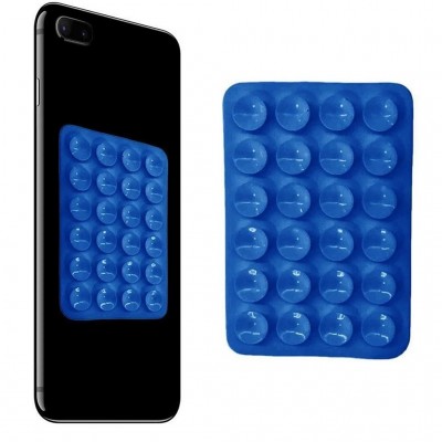 Silikon-Klebeplatte für Handys BLAU