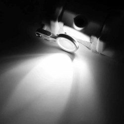 Kopfmontierte Lupe mit LED-Beleuchtung