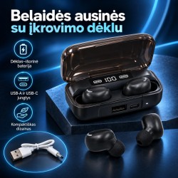 Kabellose Bluetooth-Kopfhörer mit Ladecase TR2474A