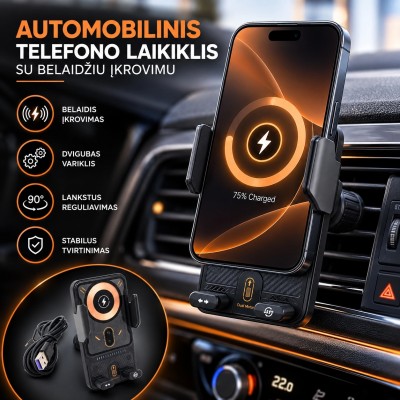 Automatische Autotelefonhalterung mit kabelloser Ladefunktion TR2478C
