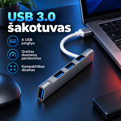 USB-Hub mit 4 USB-Anschlüssen TR2480
