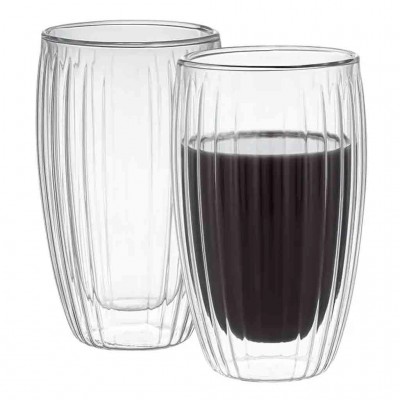 Doppelglasbecher 400 ml.