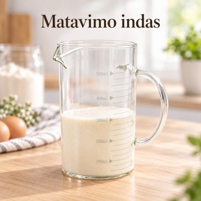Glasmesskrug 500 ml