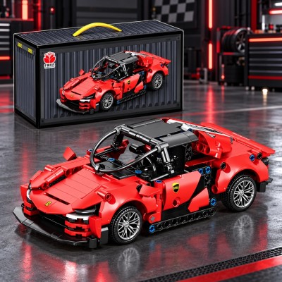 Konstrukteur-Sportwagen in einer Containerbox TR2387F