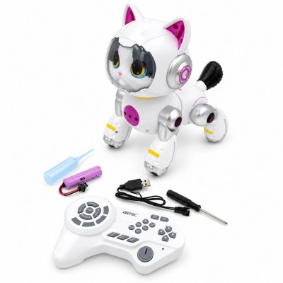 Interaktiver Roboterwelpe mit Fernbedienung (rosa)