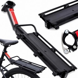 Universeller Gepäckträger aus Aluminium für Fahrräder, 40 × 12 cm, bis zu 9 kg