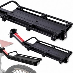 Universeller Gepäckträger aus Aluminium für Fahrräder, 40 × 12 cm, bis zu 9 kg