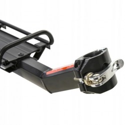 Universeller Gepäckträger aus Aluminium für Fahrräder, 40 × 12 cm, bis zu 9 kg