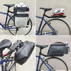 Universeller Gepäckträger aus Aluminium für Fahrräder, 40 × 12 cm, bis zu 9 kg