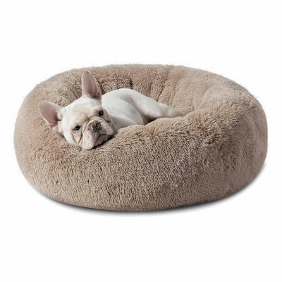 Weiches Haustierbett, beige