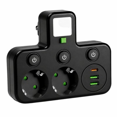 Steckdosenadapter mit 2 Steckdosen