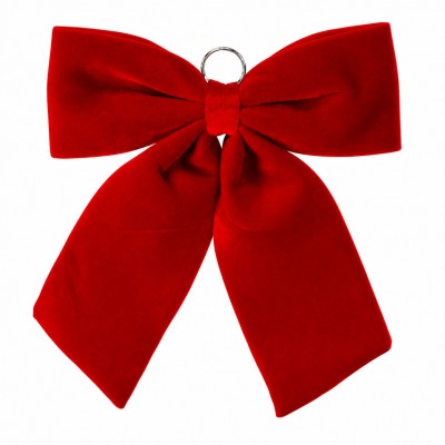 Rotes Weihnachtsband, 60 cm